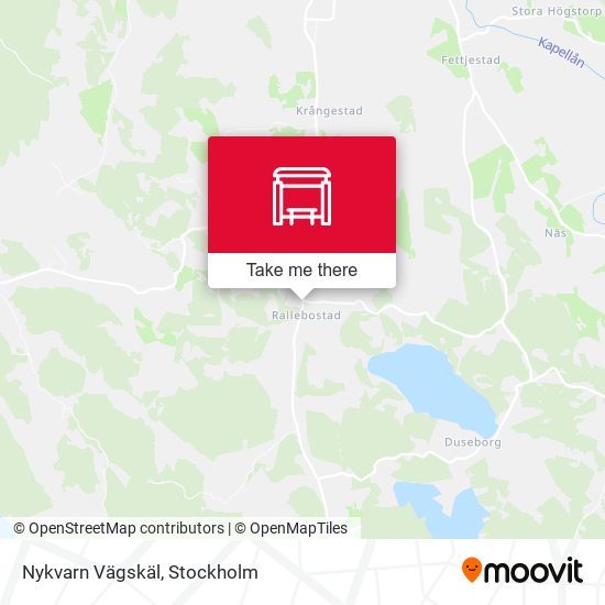 Nykvarn Vägskäl map