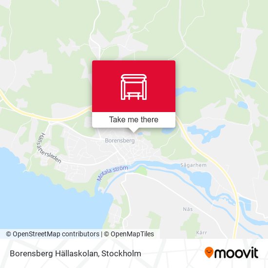 Borensberg Hällaskolan map