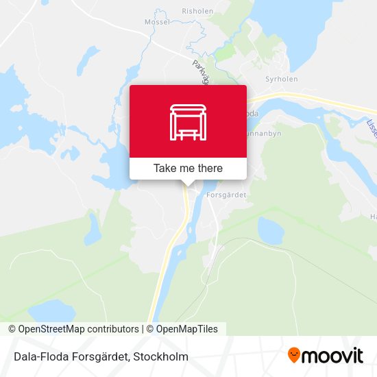 Dala-Floda Forsgärdet map