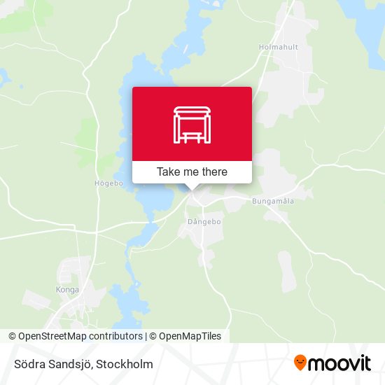 Södra Sandsjö map