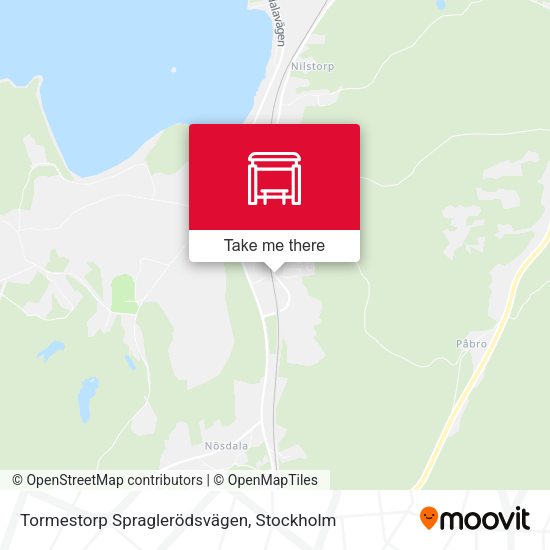 Tormestorp Spraglerödsvägen map