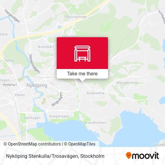 Nyköping Stenkulla/Trosavägen map