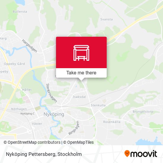 Nyköping Pettersberg map