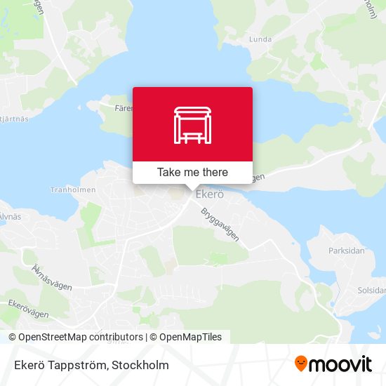 Ekerö Tappström map