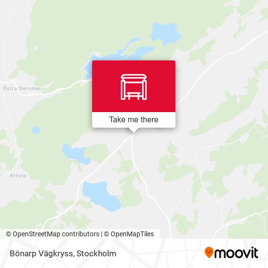 Bönarp Vägkryss map