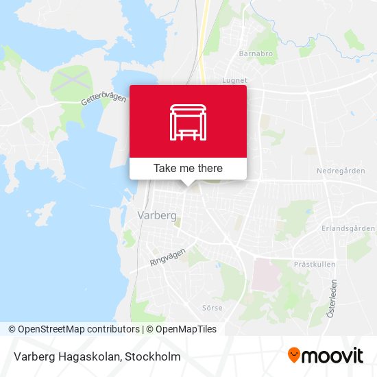 Varberg Hagaskolan map