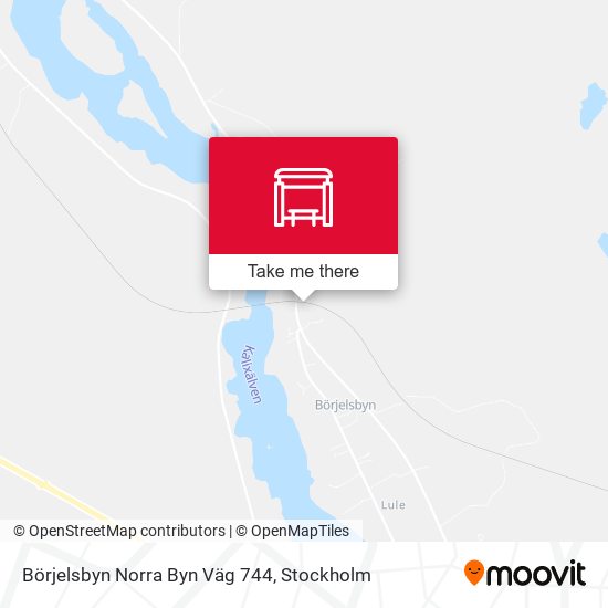 Börjelsbyn Norra Byn Väg 744 map