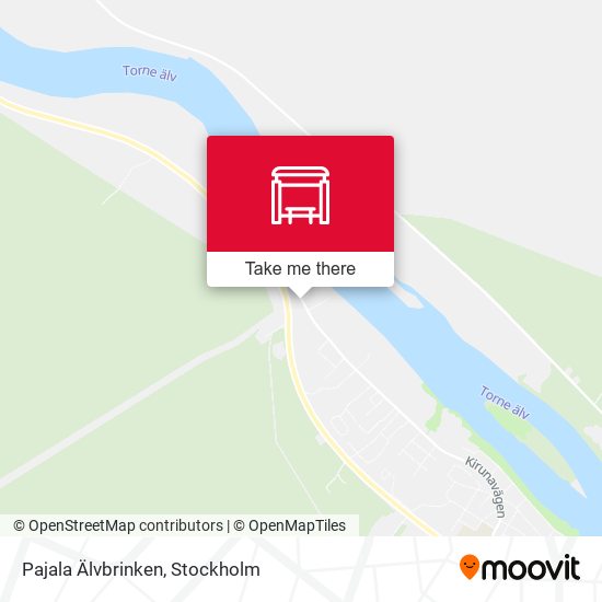 Pajala Älvbrinken map