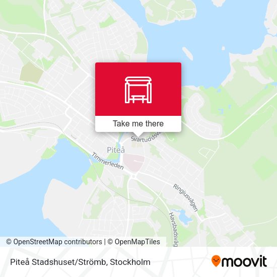 Piteå Stadshuset/Strömb map