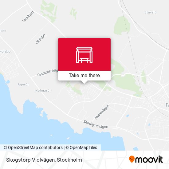 Skogstorp Violvägen map