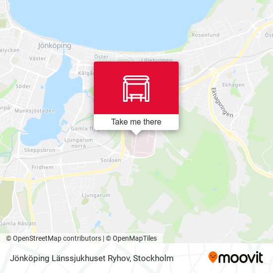 Jönköping Länssjukhuset Ryhov map