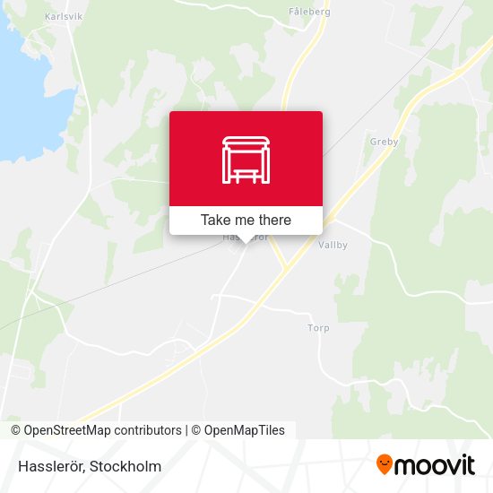 Hasslerör map
