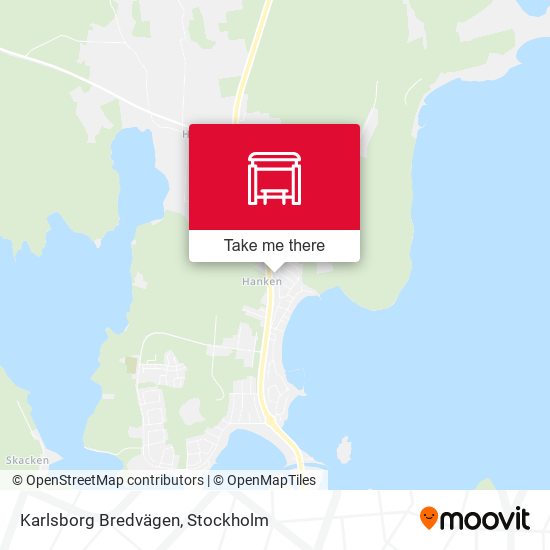 Karlsborg Bredvägen map