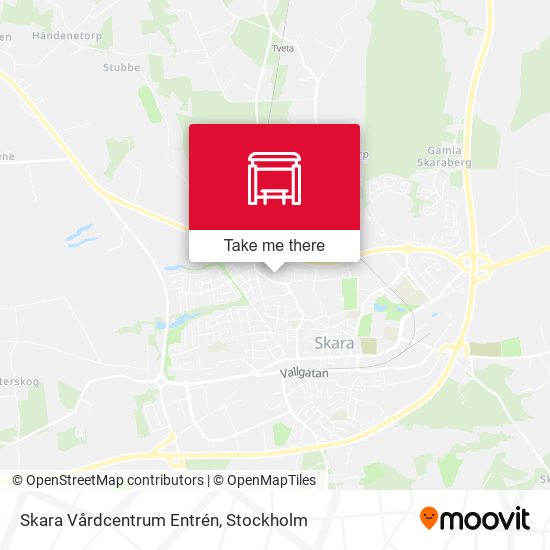 Skara Vårdcentrum Entrén map