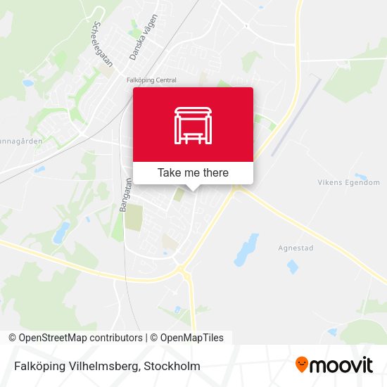 Falköping Vilhelmsberg map