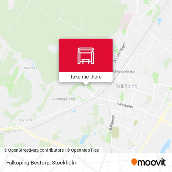Falköping Bestorp map