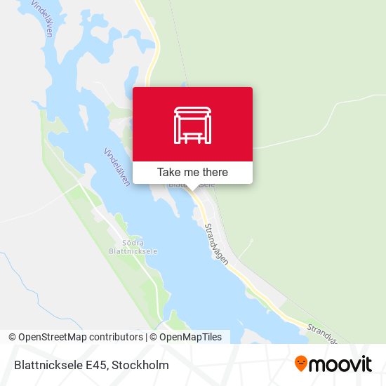 Blattnicksele E45 map