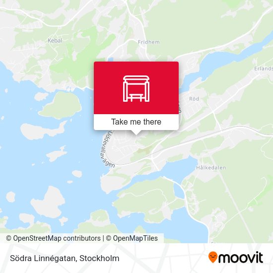 Södra Linnégatan map