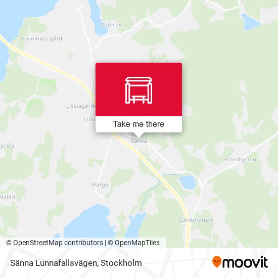 Sänna Lunnafallsvägen map