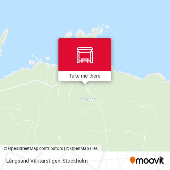 Långsand Väktarstigen map