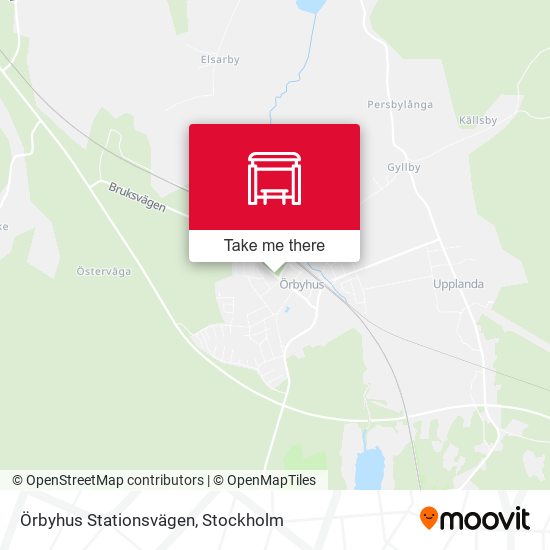 Örbyhus Stationsvägen map