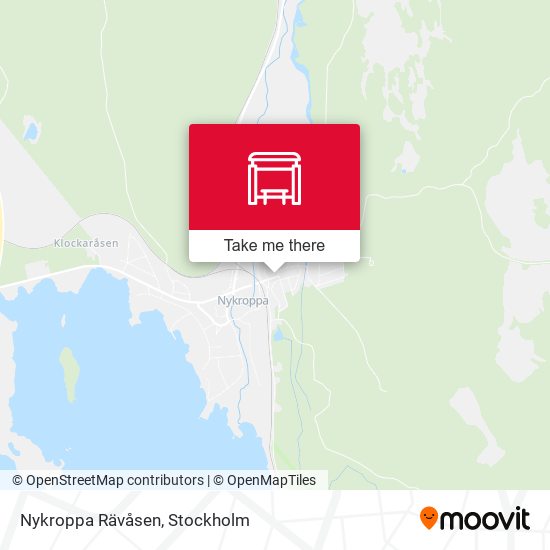 Nykroppa Rävåsen map