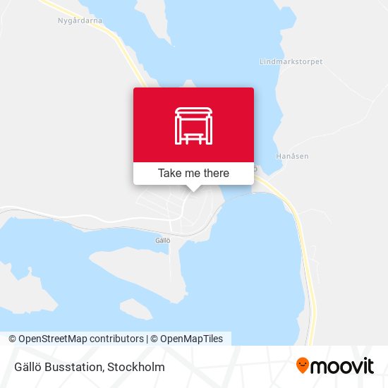 Gällö Busstation map