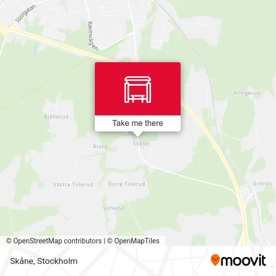 Skåne map