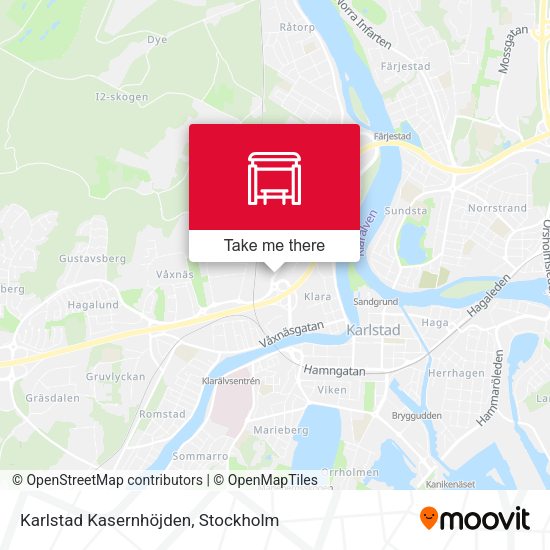 Karlstad Kasernhöjden map