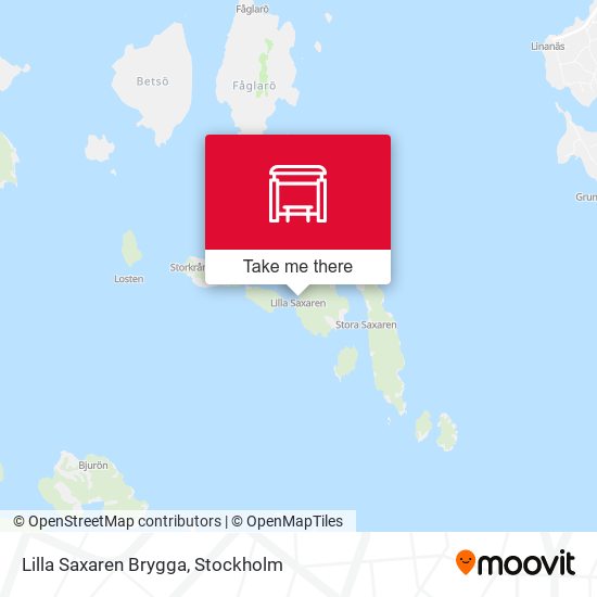 Lilla Saxaren Brygga map