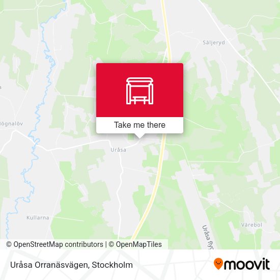 Uråsa Orranäsvägen map