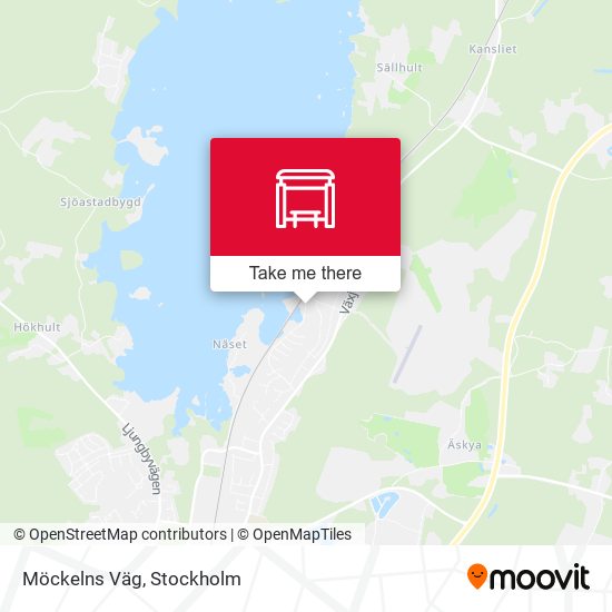 Möckelns Väg map
