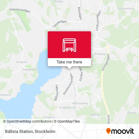 Bällsta Station map