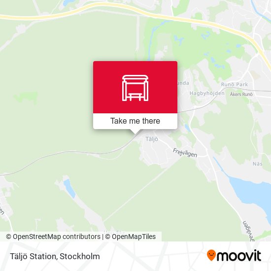 Täljö Station map