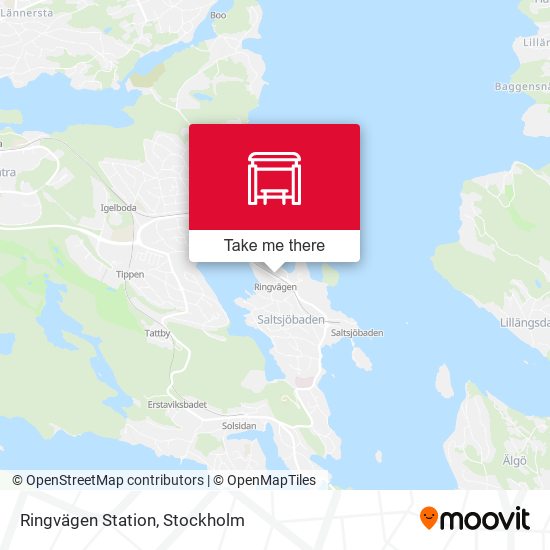 Ringvägen Station map