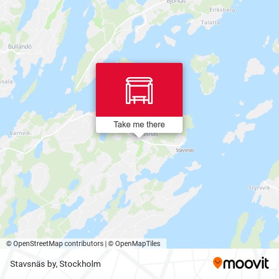 Stavsnäs by map