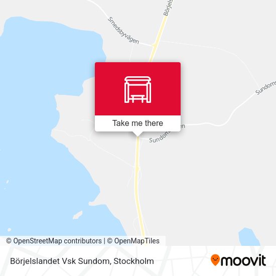 Börjelslandet Vsk Sundom map