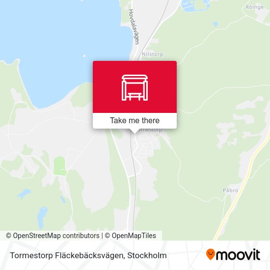 Tormestorp Fläckebäcksvägen map