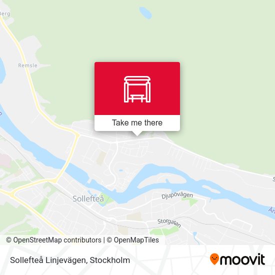 Sollefteå Linjevägen map