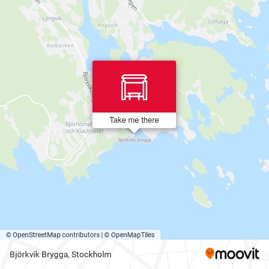Björkvik Brygga map