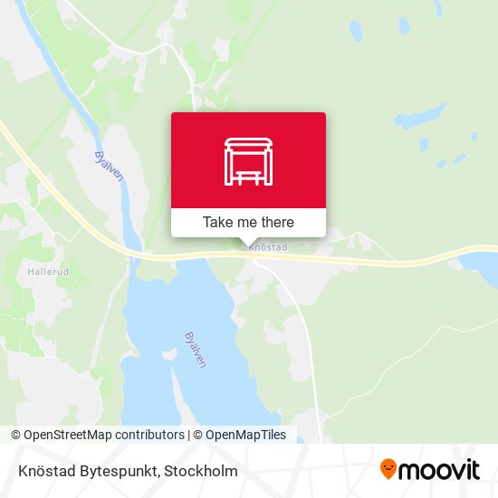 Knöstad Bytespunkt map