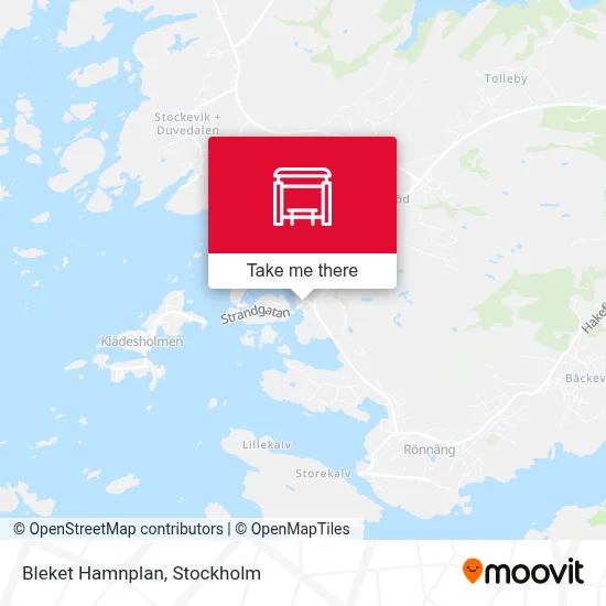 Bleket Hamnplan map