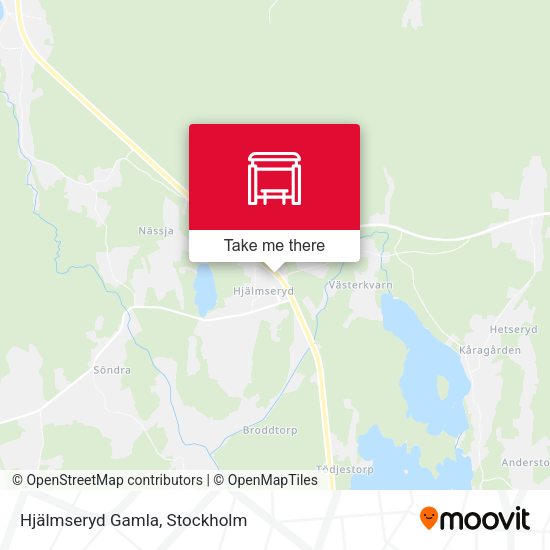 Hjälmseryd Gamla map