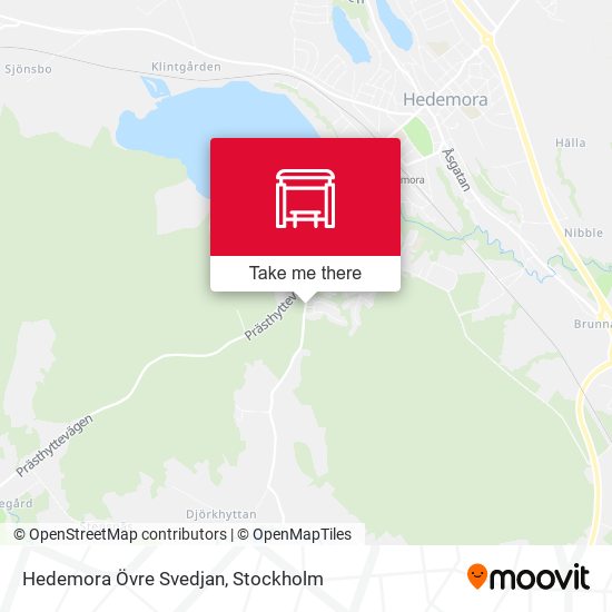 Hedemora Övre Svedjan map
