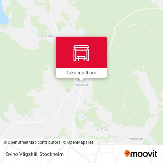 Svinö Vägskäl map