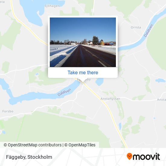 Fäggeby map