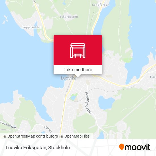 Ludvika Eriksgatan map