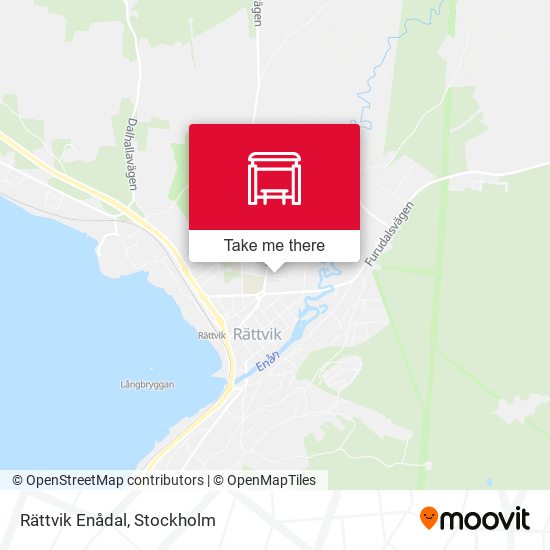 Rättvik Enådal map