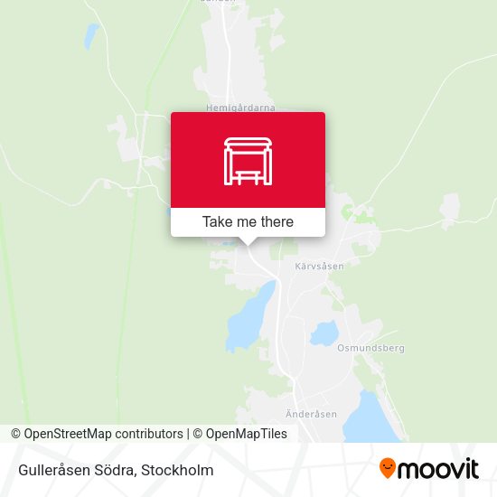 Gulleråsen Södra map