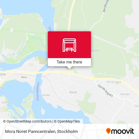 Mora Noret Panncentralen map